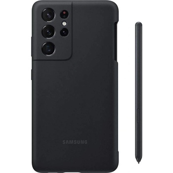 Samsung Silicone Cover EF-PG99PTB - оригинален силиконов кейс с S-Pen писалка за Samsung Galaxy S21 Ultra (черен)
