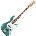 Squier Affinity Series Active Jazz Bass LRL Mystic Sea Foam Green Електрическа бас китара