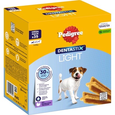 Pedigree Dentastix Light: Dental Chews pre malé psy 5 – 10 kg multibalenie 210 kusov
