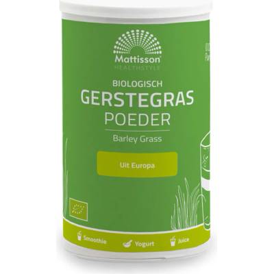 Mattisson Healthstyle Имунна система и черен дроб - Ечемичена трева БИО, 125 g прах (MT2196)