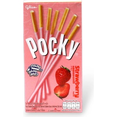 Pocky tyčinky - Jahodová príchuť Glico 39 g