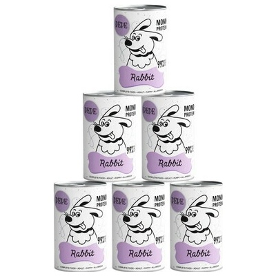 Paka Zwierzaka Pepe Rabbit 6 x 400 g