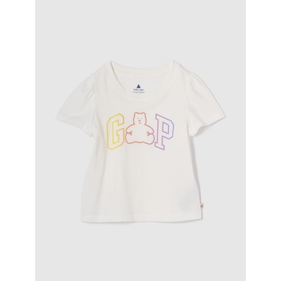 Бебешка тениска Бранан Мечка GAP GAP | Byal | Момичешки | 80
