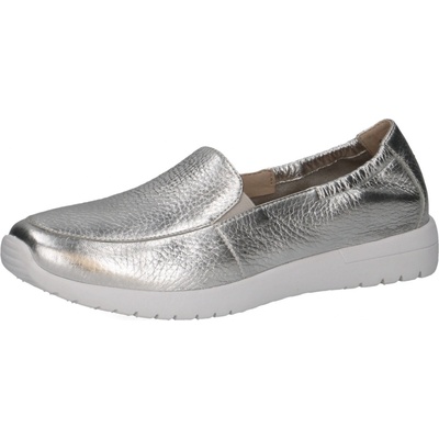 Caprice dámské mokasíny stříbrné
