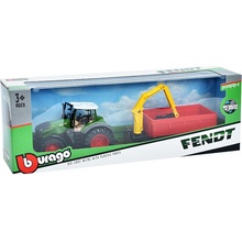 Bburago Fendt 1050 Vario Traktor s přívěsem s drapákem 1:50