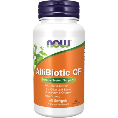 NOW NOW AlliBiotic CF, 60 Softgels