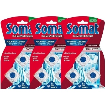 Somat Machine Cleaner Čistič Umývačky riadu 3 x 3 ks