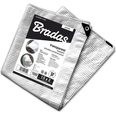 Bradas PLC1003/5 plachta krycí s oky 3 x 5 m 100 g/m²