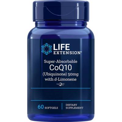 Life Extension Super Absorbable Ubiquinone CoQ10 with d Limonene 60 ks, gélové tablety, 50 mg