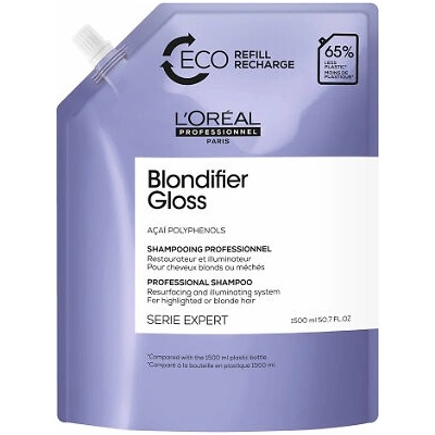 L'Oréal Série Expert Blondifier Gloss Shampoo náhradní náplň 1500 ml