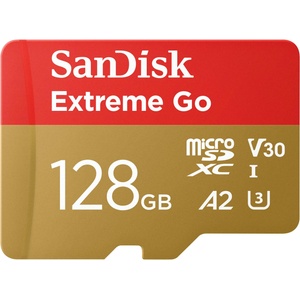 SanDisk microSDXC Extreme Go 128GB A2/V30 (SDSQXBU-128G-GZ6MA)