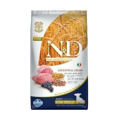 N&D Ancestral Grain Puppy Mini Lamb & Blueberry 4 x 2,5 kg