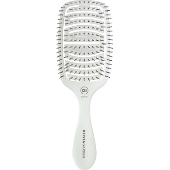 Olivia Garden Essential Care Flex Detangle Fine Hair Ice White