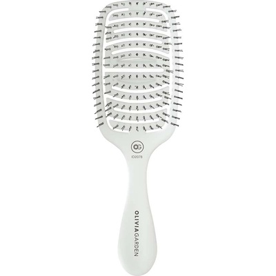 Olivia Garden Essential Care Flex Detangle Fine Hair Ice White