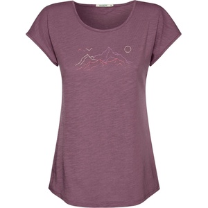 GreenBomb Дамска тениска GreenBomb Contours Cool T-shirt - Moorberry - размер XS (916-7660-0111)