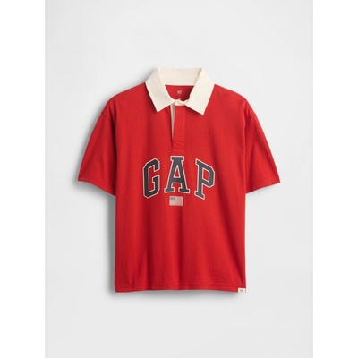 GAP dětské polo tričko Americana červená