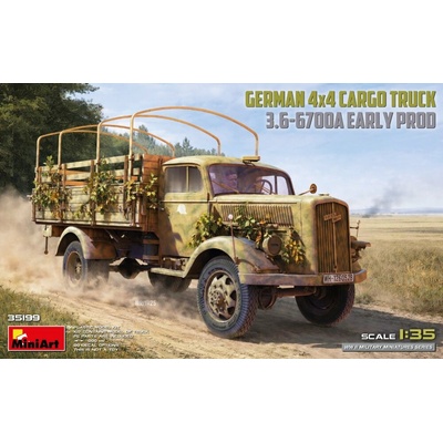 MiniArt German 3t 4x4 Cargo Truck 3.6-6700A Early 1:35