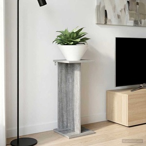vidaXL Стойка за растения 2 бр. Сив Сонома 25 x 25, 5 x 60, 5 см (899669)