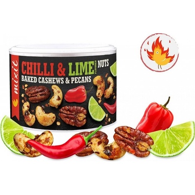 Mixit Oříšky z pece Habanero chilli a limetka 150 g