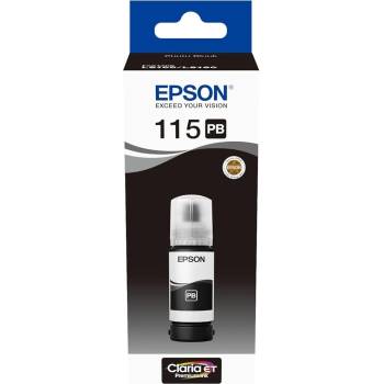 Epson C13T07D14A / 115 оригинално мастило photo black