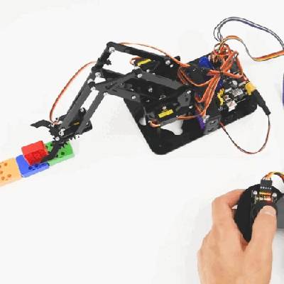Роботизирана ръка 4DOF - STEM комплект с Arduino (STM10009)