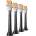 Philips Глава за четка А3 Premium All-in-one Philips Sonicare HX9094/88, черен, 4 броя (A3 Premium All-in-one)