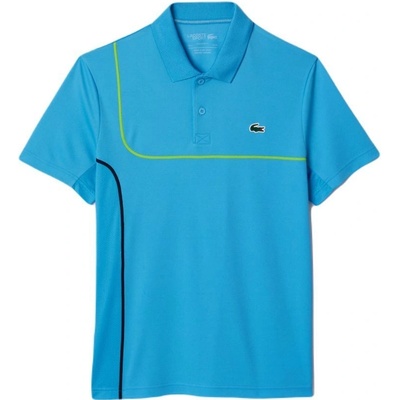 Lacoste Sport Tennis Piped Technical Piqué modré