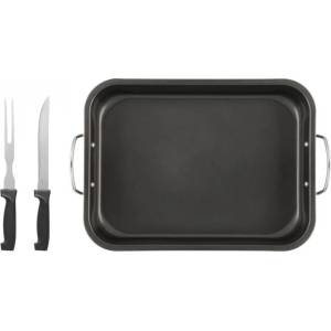 Maku Kitchen Life Тава за печене MAKU с нож и вилица за сервиране - 43 х 29 x h7.5 см (TB MAKU 259388)