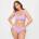 Be You Дамски бикини Be You Ladies Textured Bikini Bottoms - Lilac
