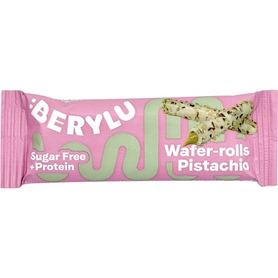 Berylu Proteinové trubičky pistácie 25 g