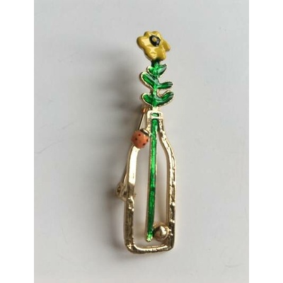 Fashion Jewelry brož květina a beruška 175999