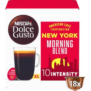 NESCAFÉ Кафе капсули Nescafe New York Morning Blend Dolce Gusto, 18 бр