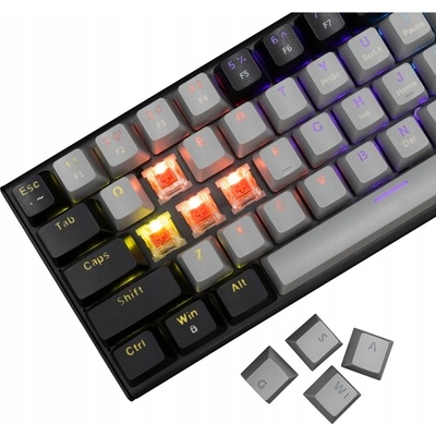 White Shark WAKIZASHI 2 Grey-Black Red Switch US GK-002711V2