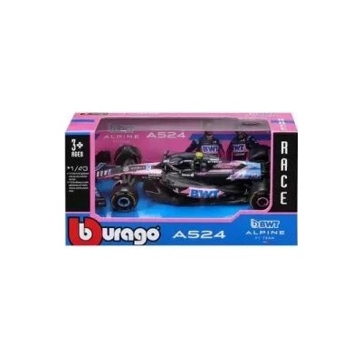 Bburago F1 závodní auto BWT Alpine F1 Team 1:43