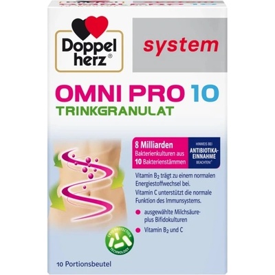 Doppelherz System Omni Pro 10, гранули за пиене, 10 сашета