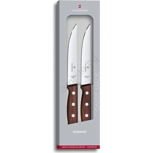 Victorinox - Комплект от 2 стейк ножа WOOD 14 см, клен (GG954)