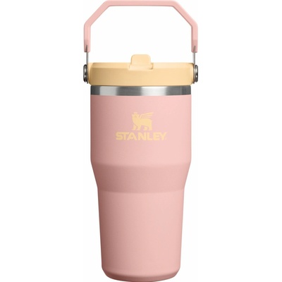 Stanley Termoláhev s integrovanou slámkou The IceFlow Flip Straw 2.0 Tumbler 600 ml 20oz Peach Rose