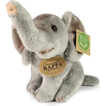 Rappa Плюшено седящо слонче 15 см eco-friendly