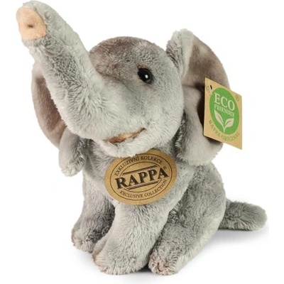 Rappa Плюшено седящо слонче 15 см eco-friendly