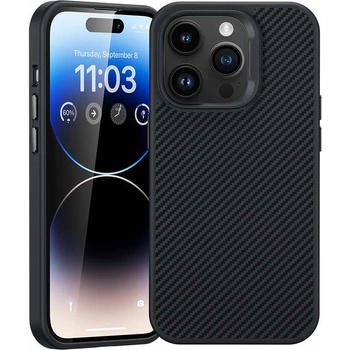 Benks MagClap ArmorPro Kevlar Case 600D - удароустойчив кевларен кейс с MagSafe за iPhone 14 Pro Max (черен)