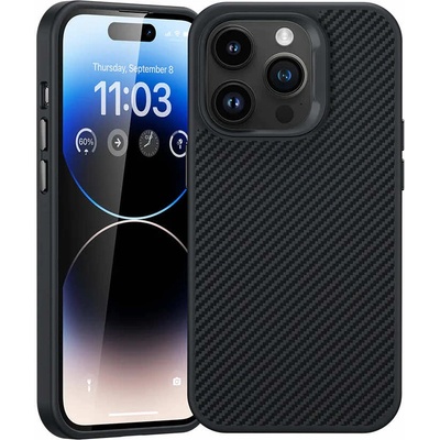 Benks MagClap ArmorPro Kevlar Case 600D - удароустойчив кевларен кейс с MagSafe за iPhone 14 Pro Max (черен)