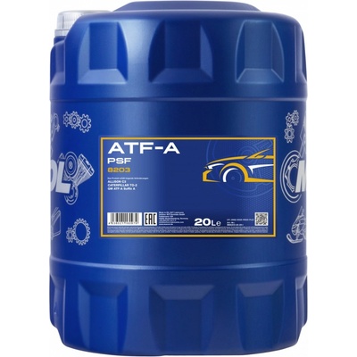 Масло за автоматична скоростна кутия mannol atf-a 20л