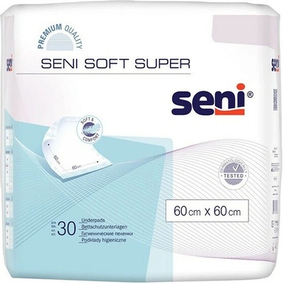 Seni SOFT SUPER NEW hygienické podložky 60x60 savosť 1400 ml 30 ks