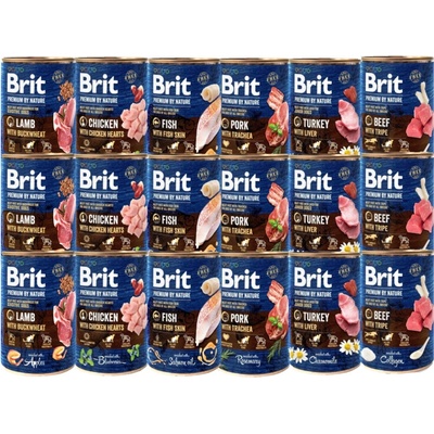 Brit Premium by Nature Mix 18 x 400 g