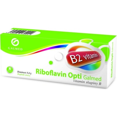 Riboflavin Opti Galmed 30 tablet x 10 mg