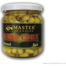 Master of Angler Kukuřice Hard Corn Bait 212ml Mušle