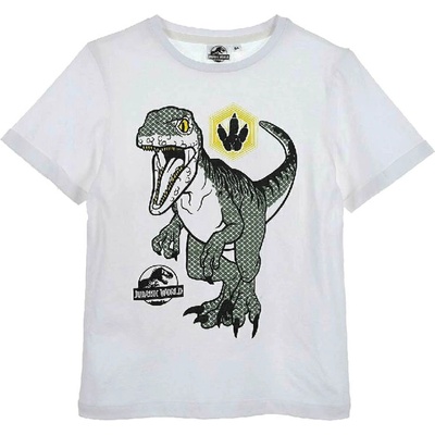 Sun City dětské tričko Jurský svět Dinosauři T-rex bavlna bílé
