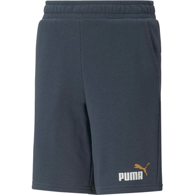 Puma ESS+2 COL shorts TR tmavo modrá biela zlatá