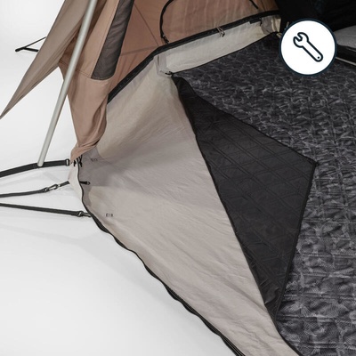 QUECHUA Podlaha – náhradný diel stanu Tepee 5.2 Polycoton