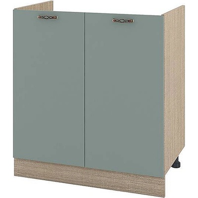ИРИМ Долен кухненски шкаф за бордова мивка Сити МФ-Олив мат-11-30 80 см